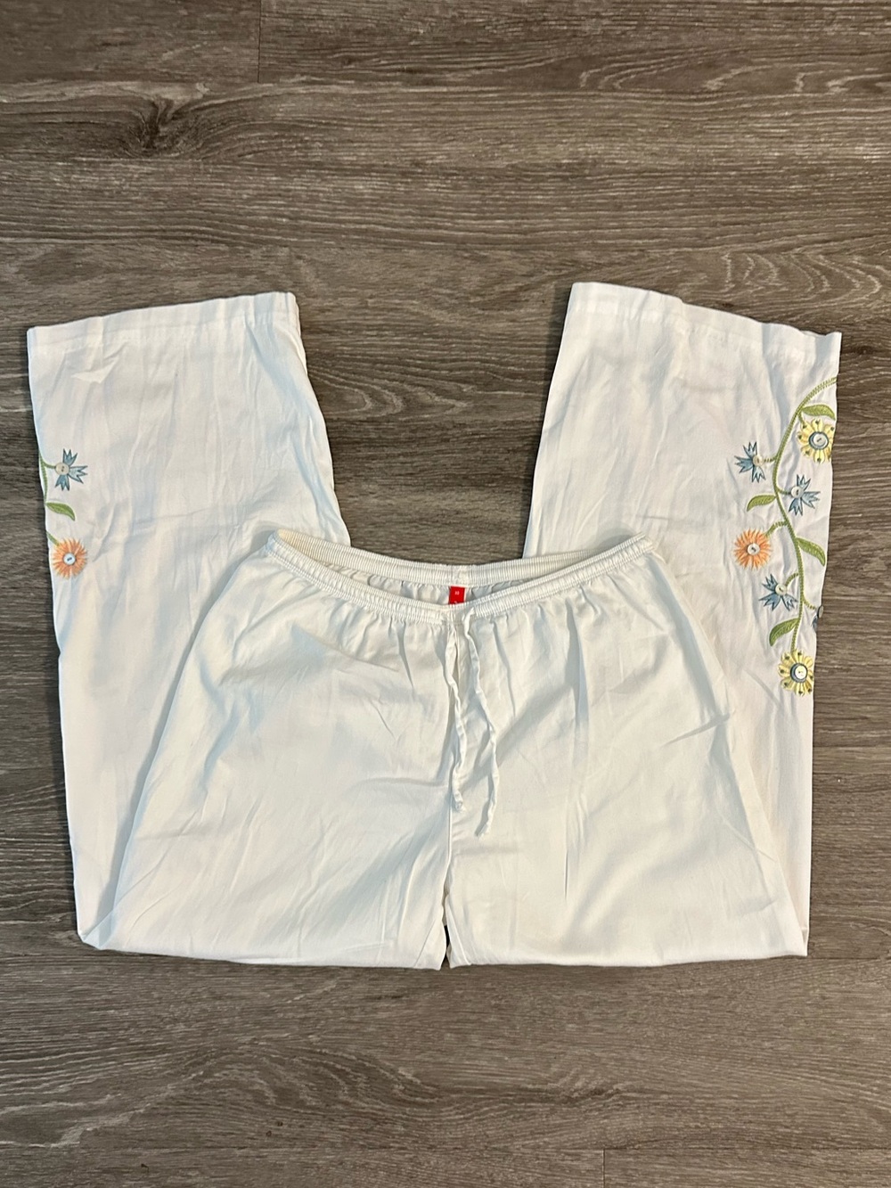 Hanna Andersson White Organic Cotton Pants Size XS
